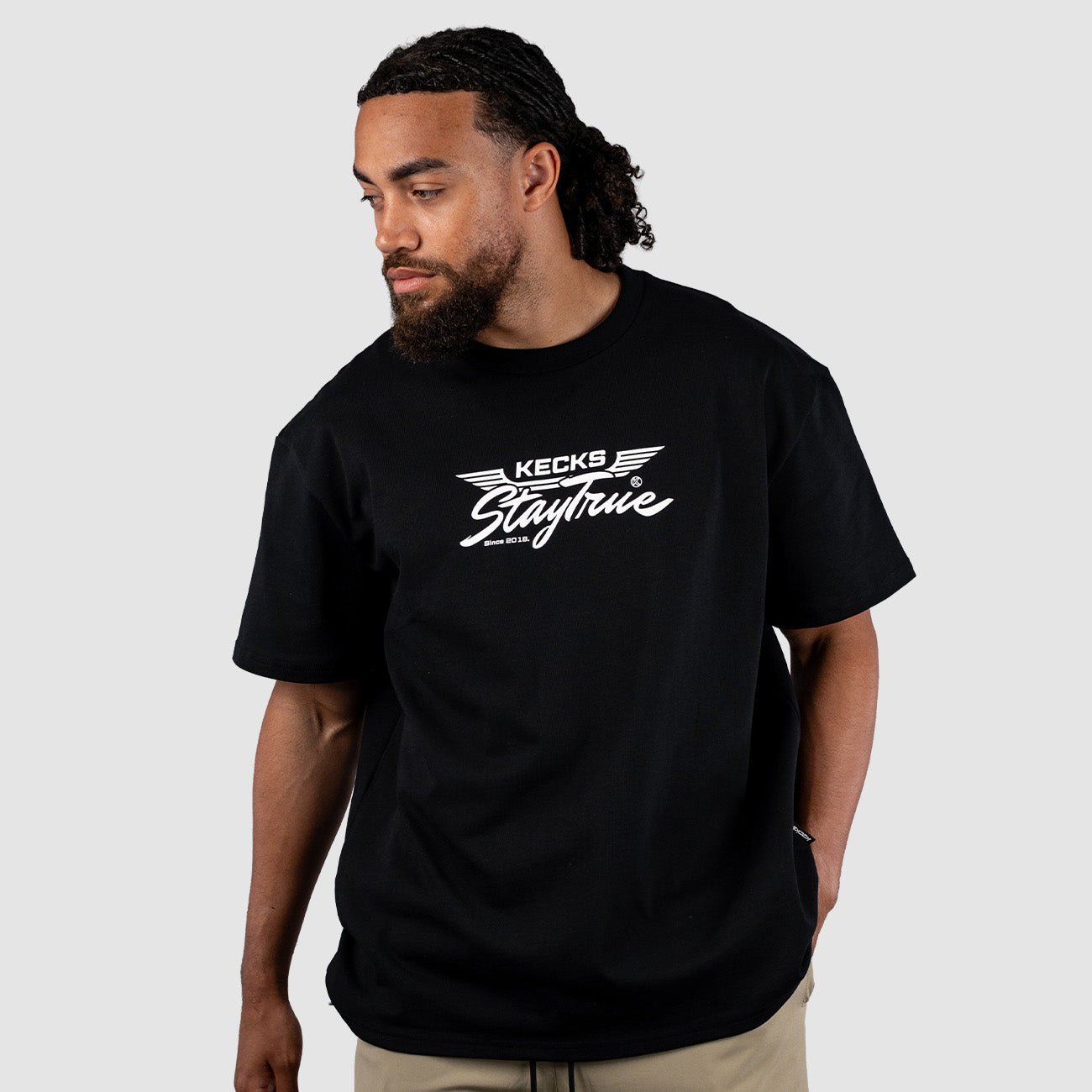 Stay True Heavyweight T-Shirt – Black - Kecks