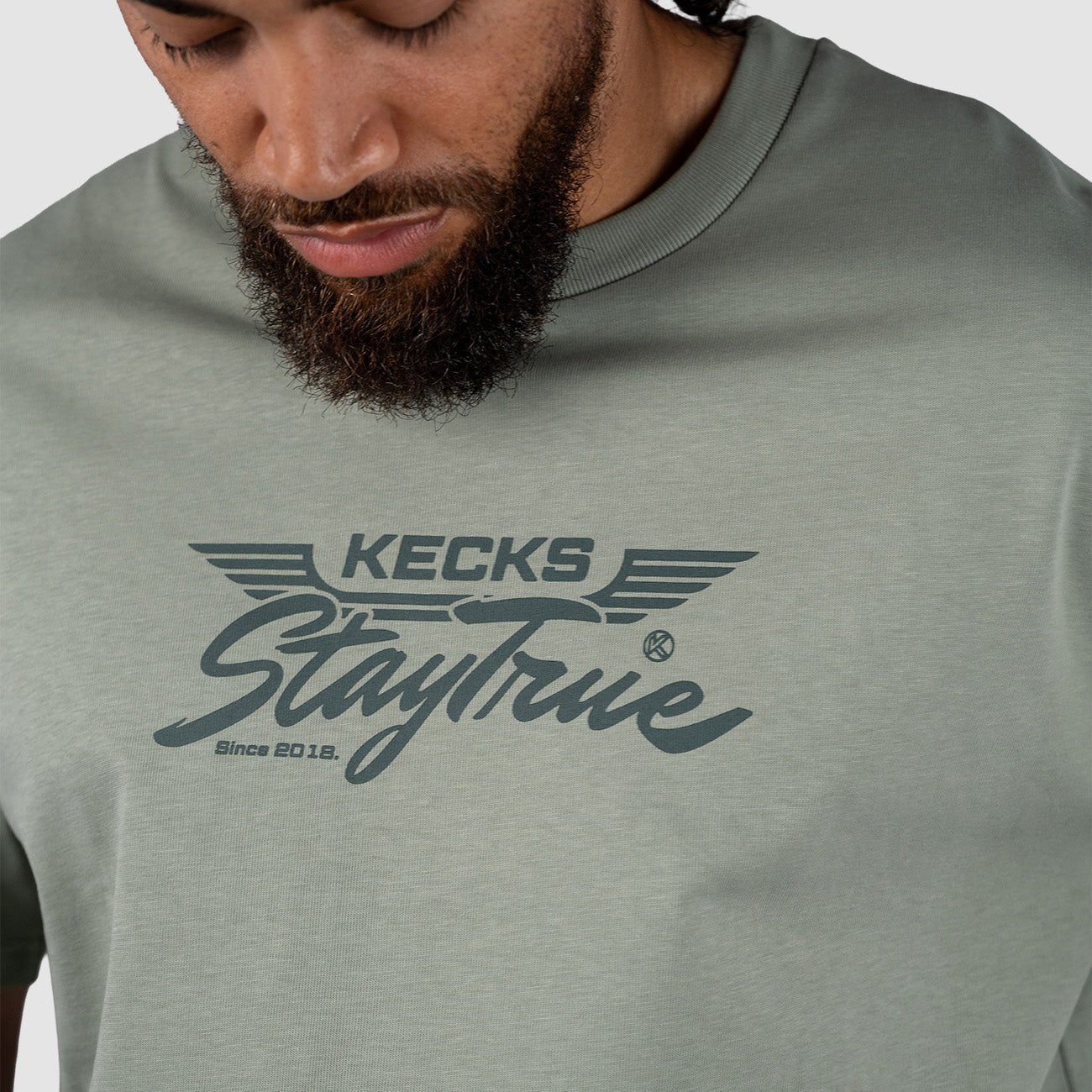 Stay True Heavyweight T-Shirt – Sage - Kecks