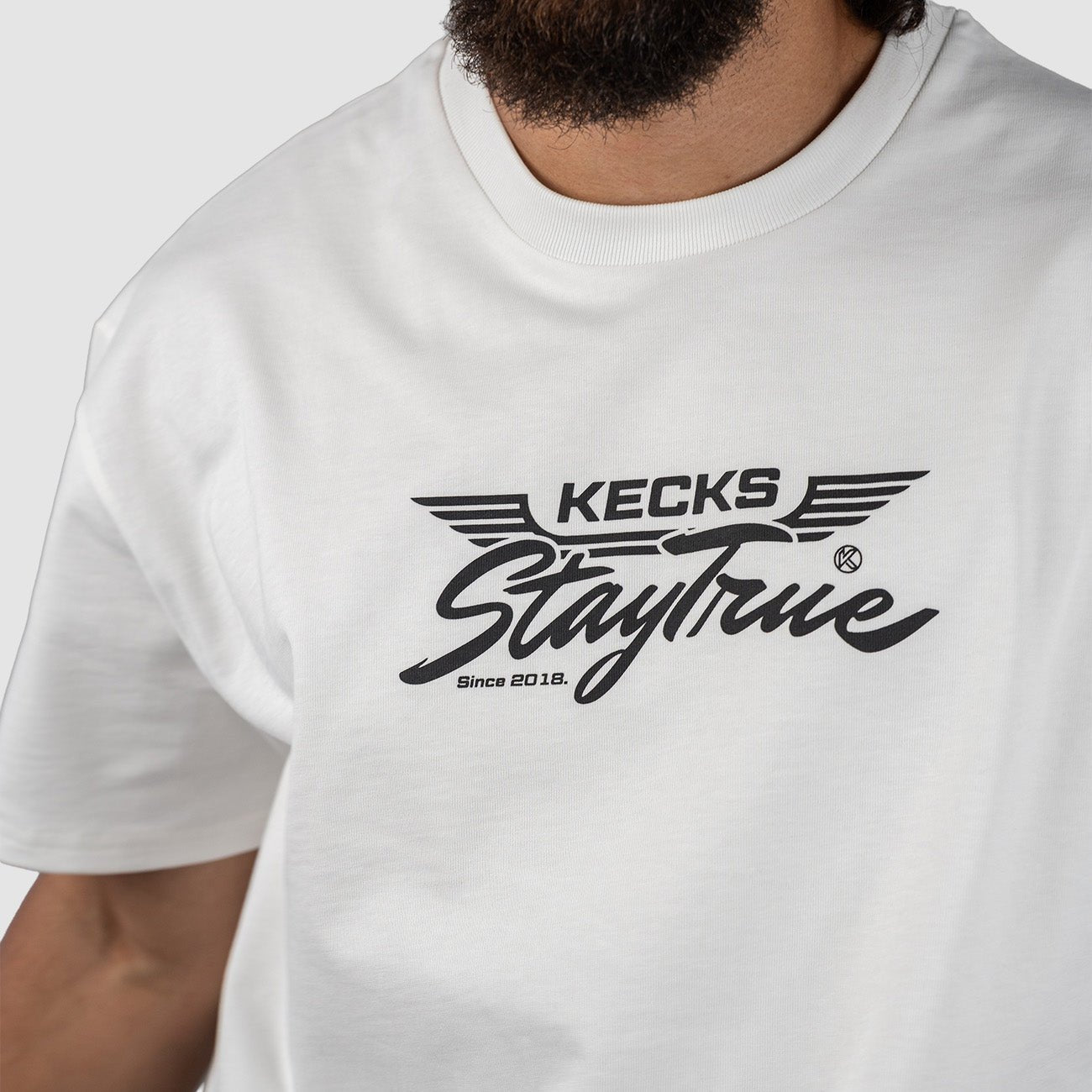 Stay True Heavyweight T-Shirt – White - Kecks
