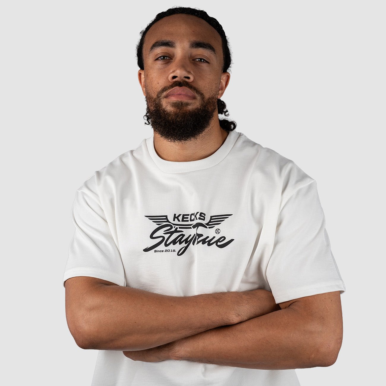Stay True Heavyweight T-Shirt – White - Kecks