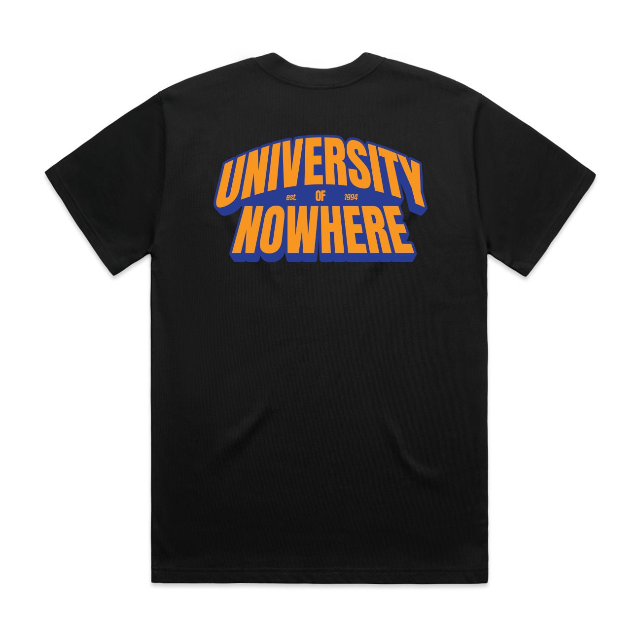 University Of Nowhere Tee – Black - Kecks