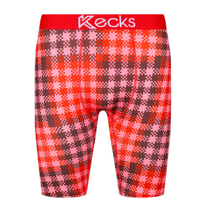 Cherry Plaid Mens Boxer Shorts