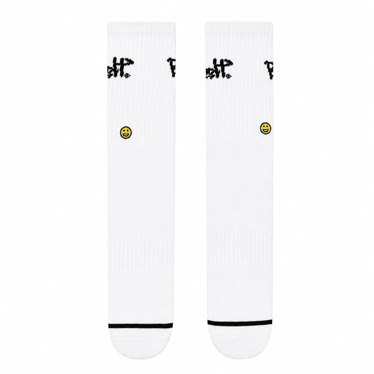 White Stuss Crew Sock