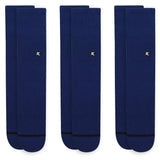 3 Pack Cobalt Crew Sock - Kecks