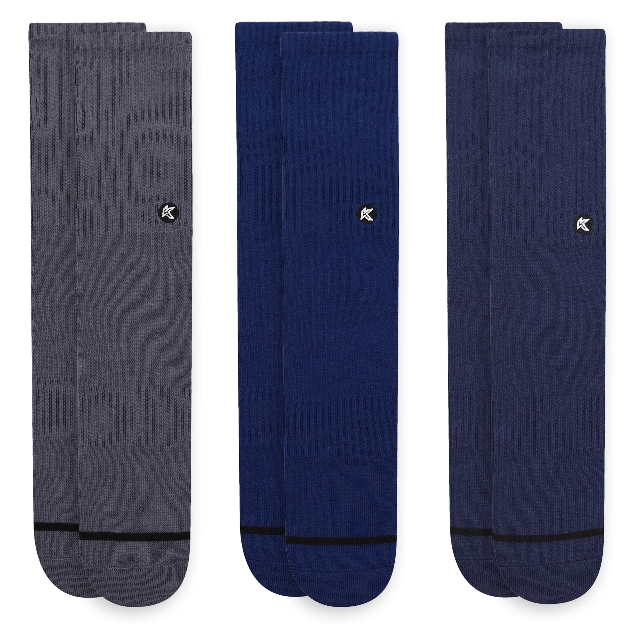 3 Pack Deep Ocean Crew Sock - Kecks