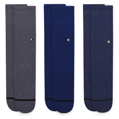 3 Pack Deep Ocean Crew Sock - Kecks