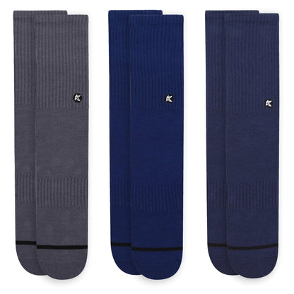 3 Pack Deep Ocean Crew Sock - Kecks