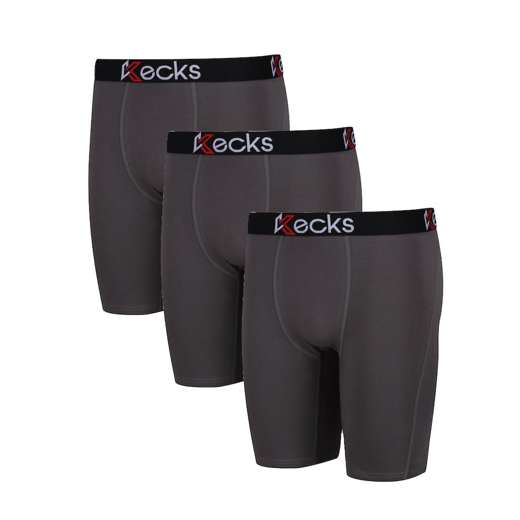 3 Pack Grey Boxer Shorts - Kecks