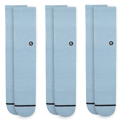 3 Pack Powder Crew Sock - Kecks