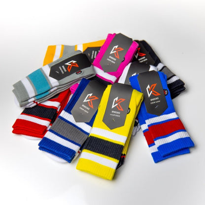 3 Pack Solid Black Crew Sock - Kecks