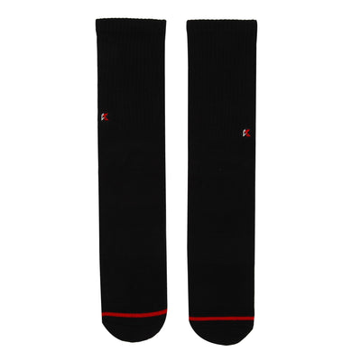 3 Pack Solid Black Crew Sock - Kecks