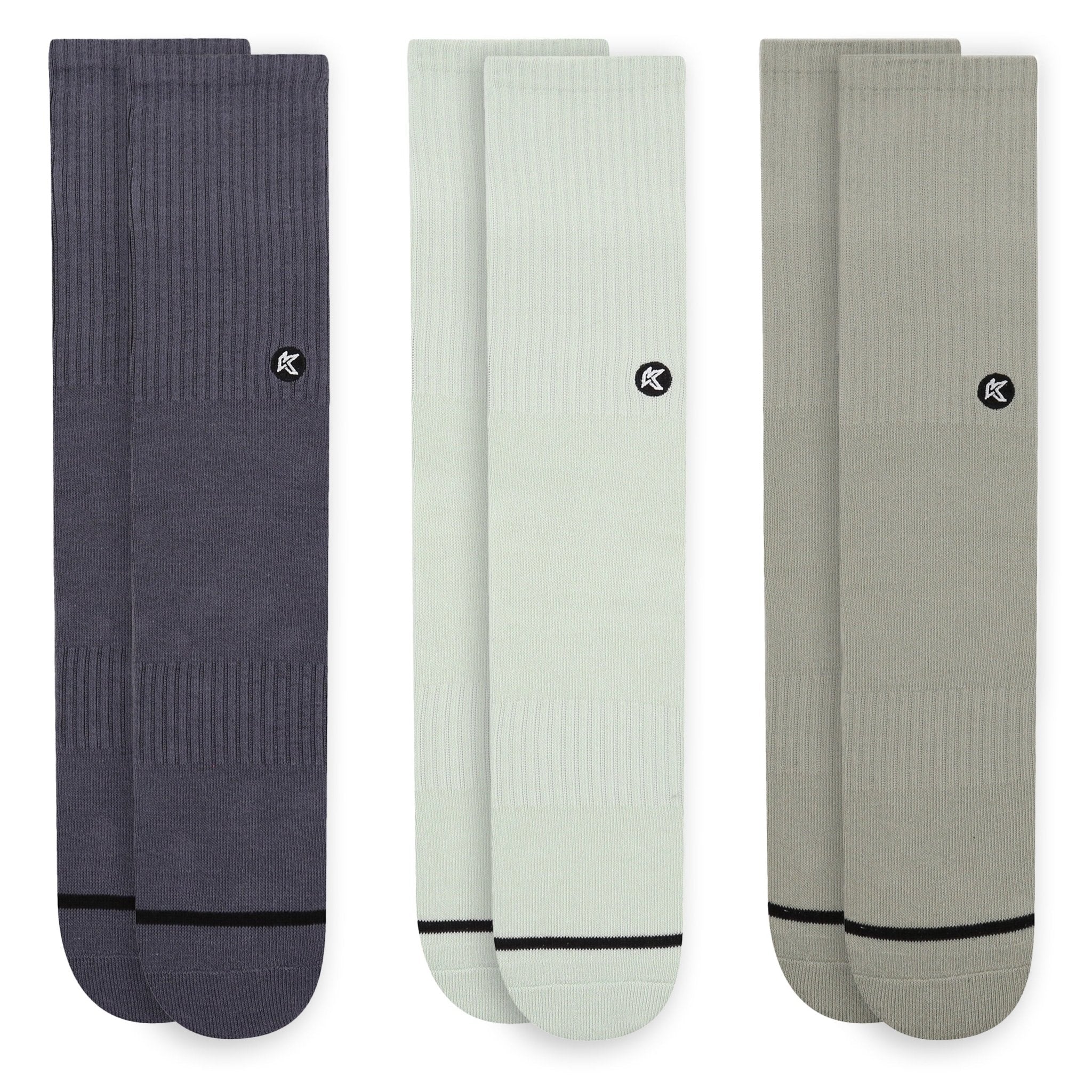 3 Pack Stone Crew Sock - Kecks