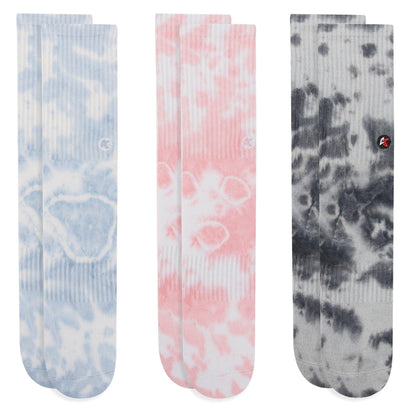 3 Pack Tie Dye Crew Sock - Kecks