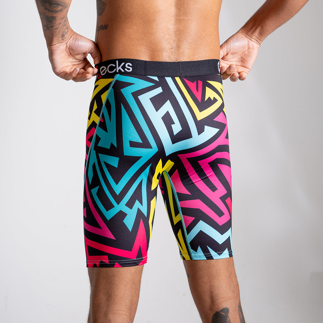 Jagged Maze Mens Boxer Shorts