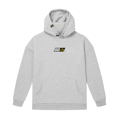 57 Box Logo Hoodie - Grey - Kecks