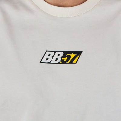 57 Box Logo T-Shirt - White - Kecks