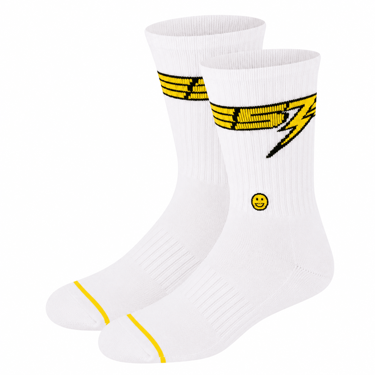 57 Flash Crew Sock - White - Kecks
