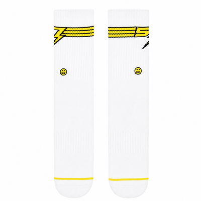 57 Flash Crew Sock - White - Kecks