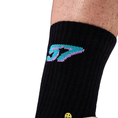 57 Hex Crew Sock Black - Kecks