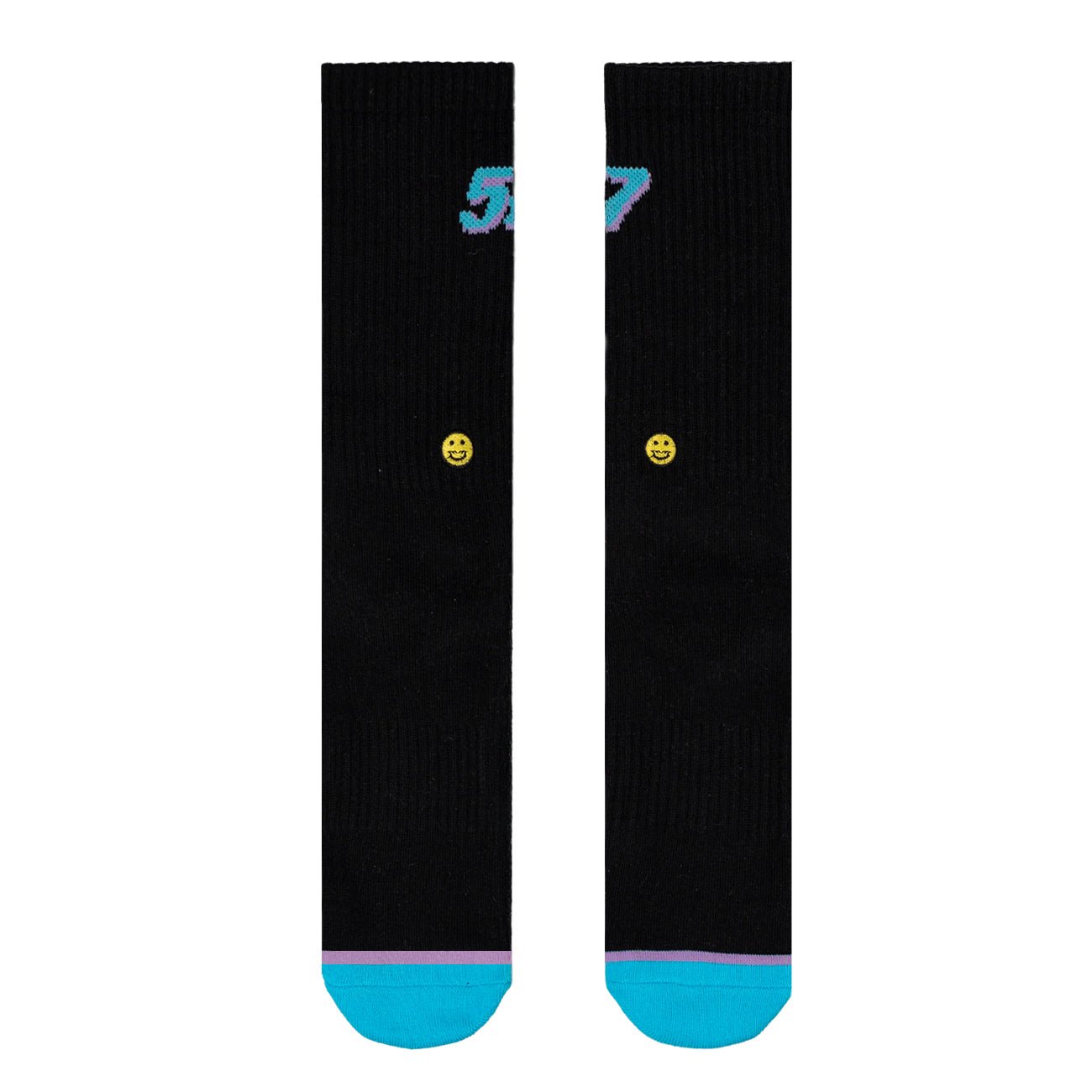 57 Hex Crew Sock Black - Kecks