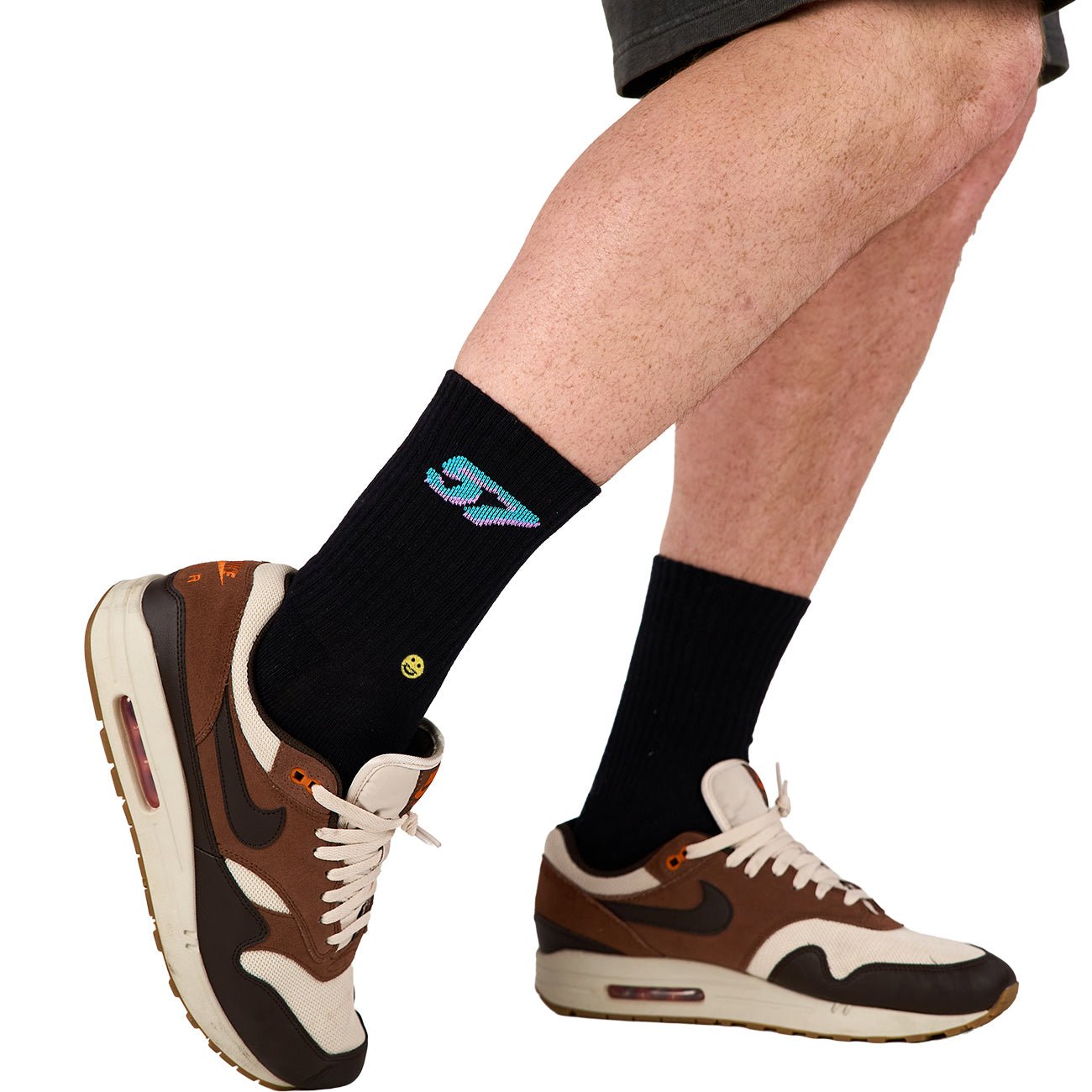 57 Hex Crew Sock Black - Kecks