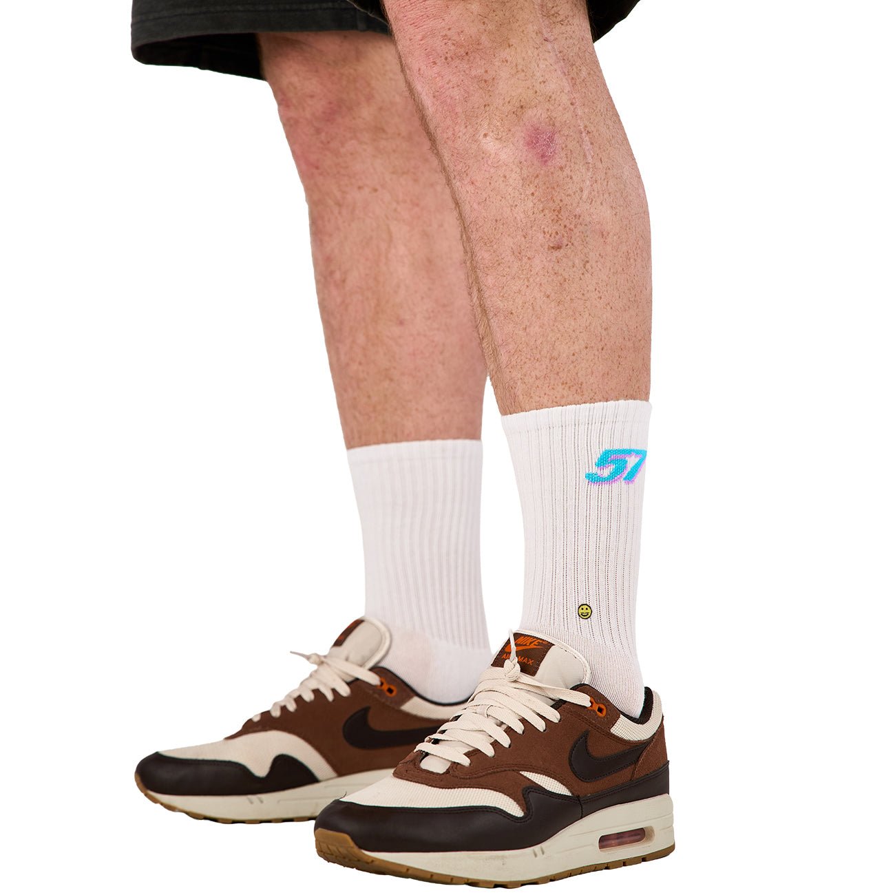 57 Hex Crew Sock White - Kecks