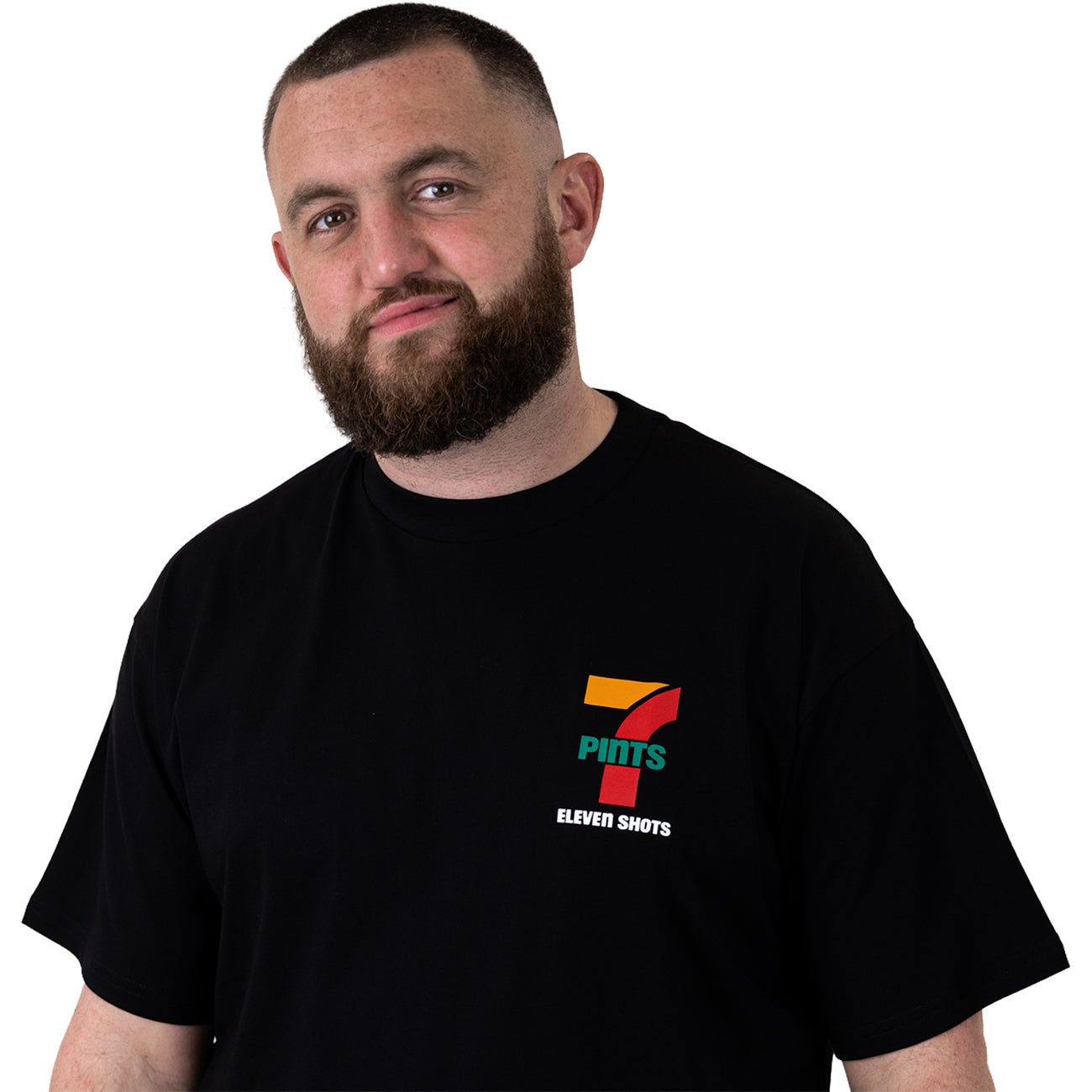 7 Pints T Shirt Black - Kecks