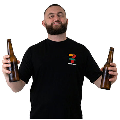 7 Pints T Shirt Black - Kecks