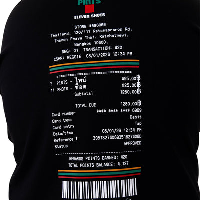 7 Pints T Shirt Black - Kecks