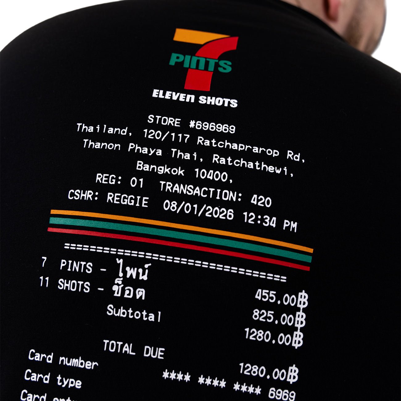 7 Pints T Shirt Black - Kecks