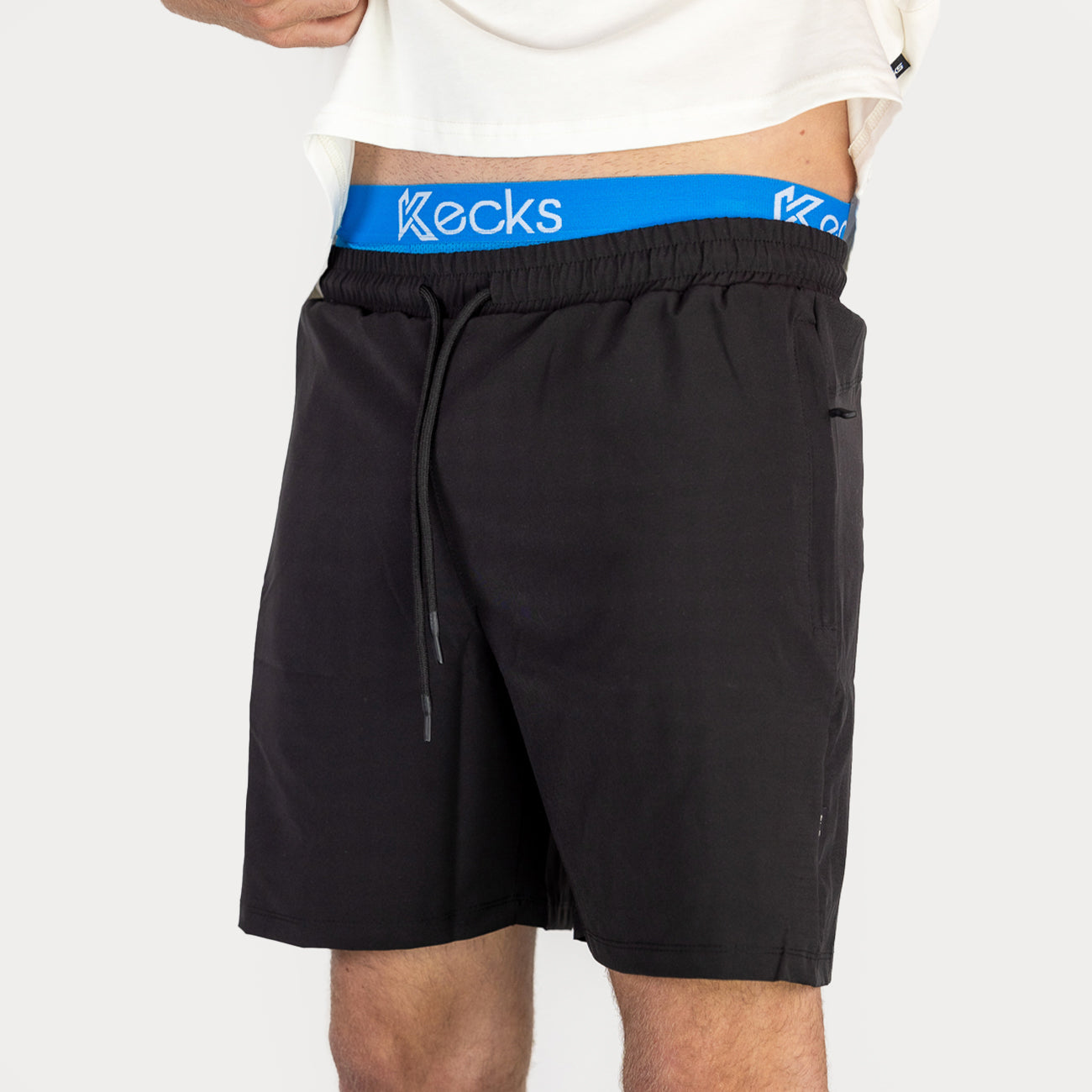 Black Mens Tech Short