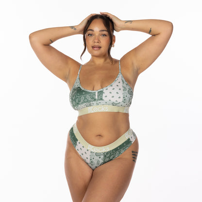 Forest Paisley Lounge Bralette