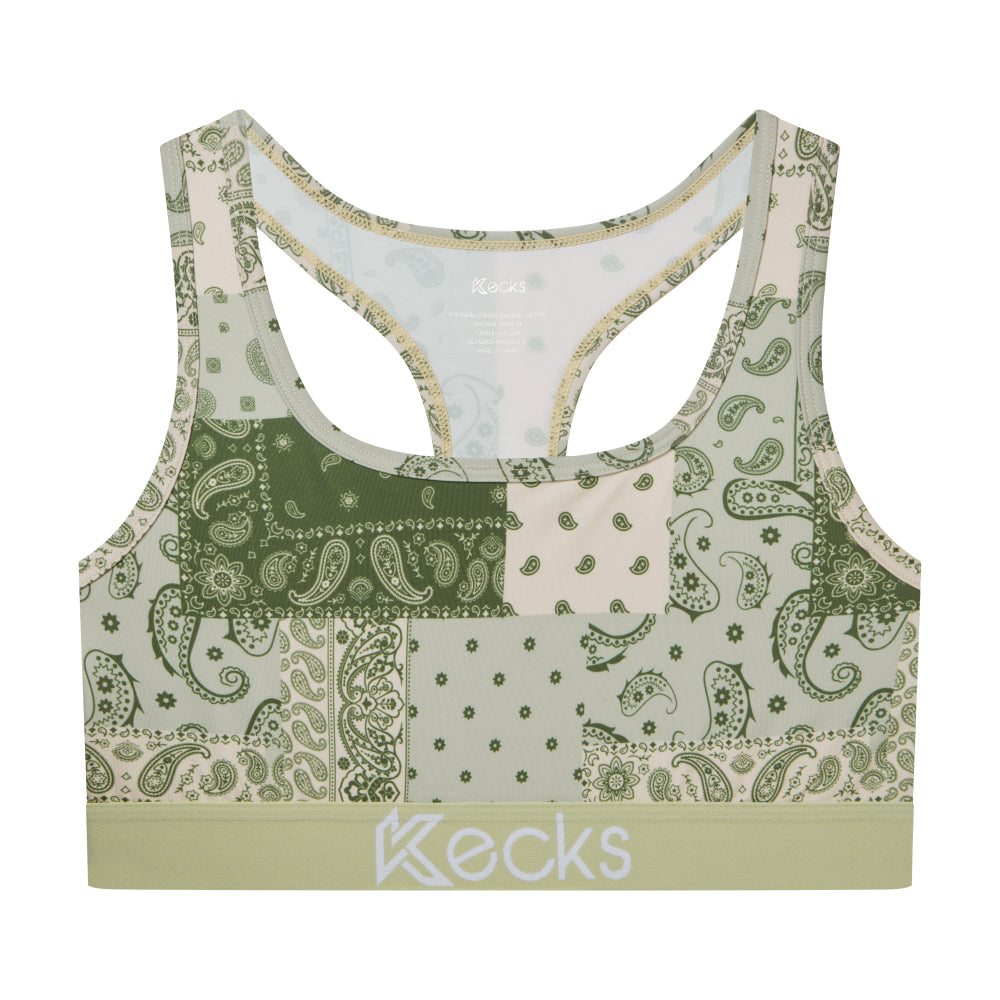 Forest Paisley Sports Bralette