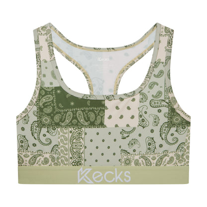 Forest Paisley Sports Bralette