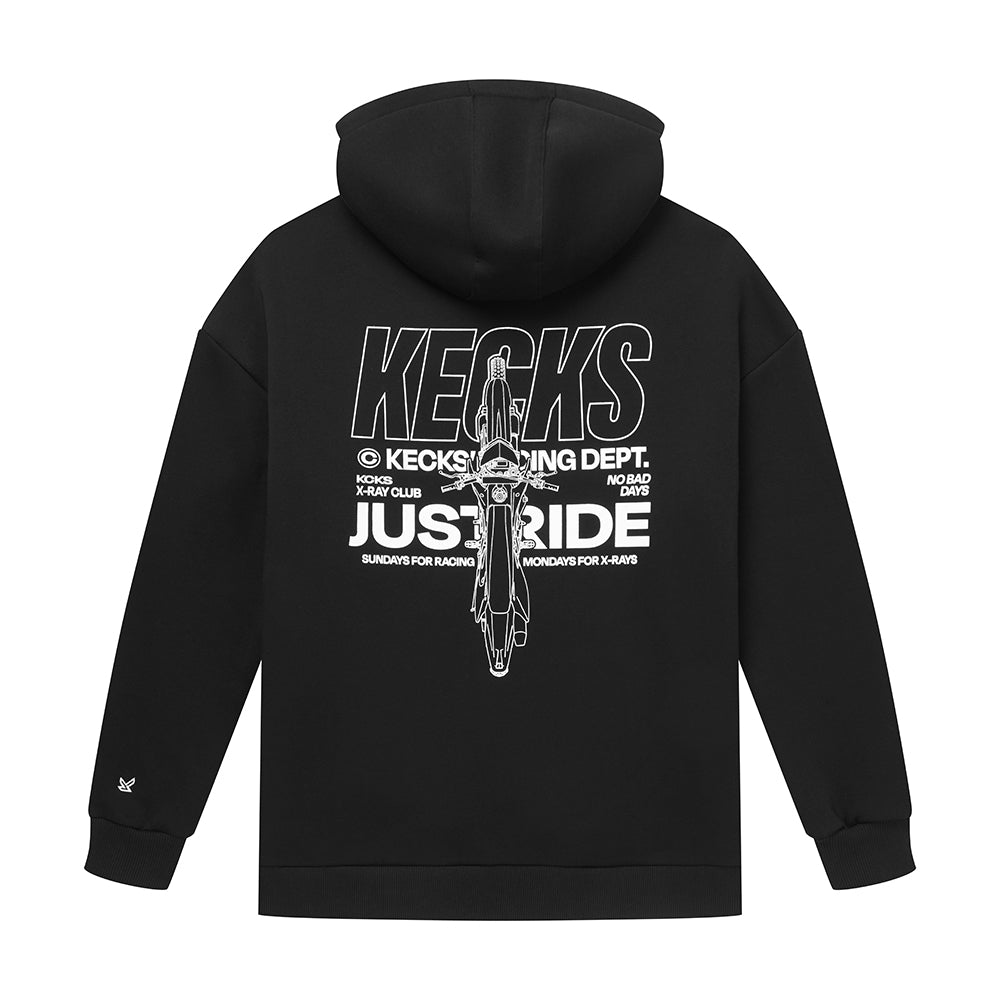 Just Ride Hoodie - Black