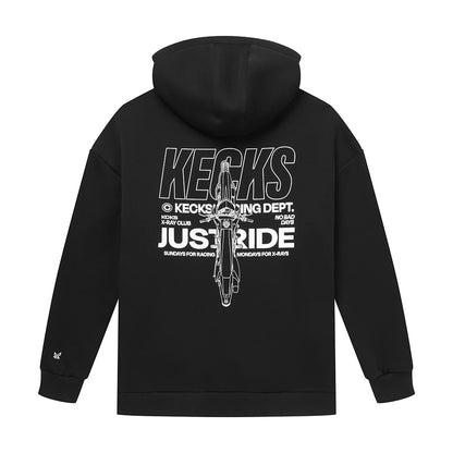 Just Ride Hoodie - Black