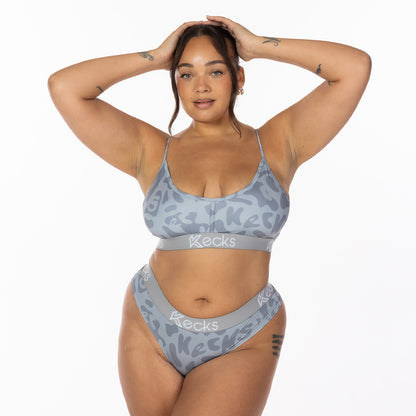 Liquid Grey Lounge Bralette