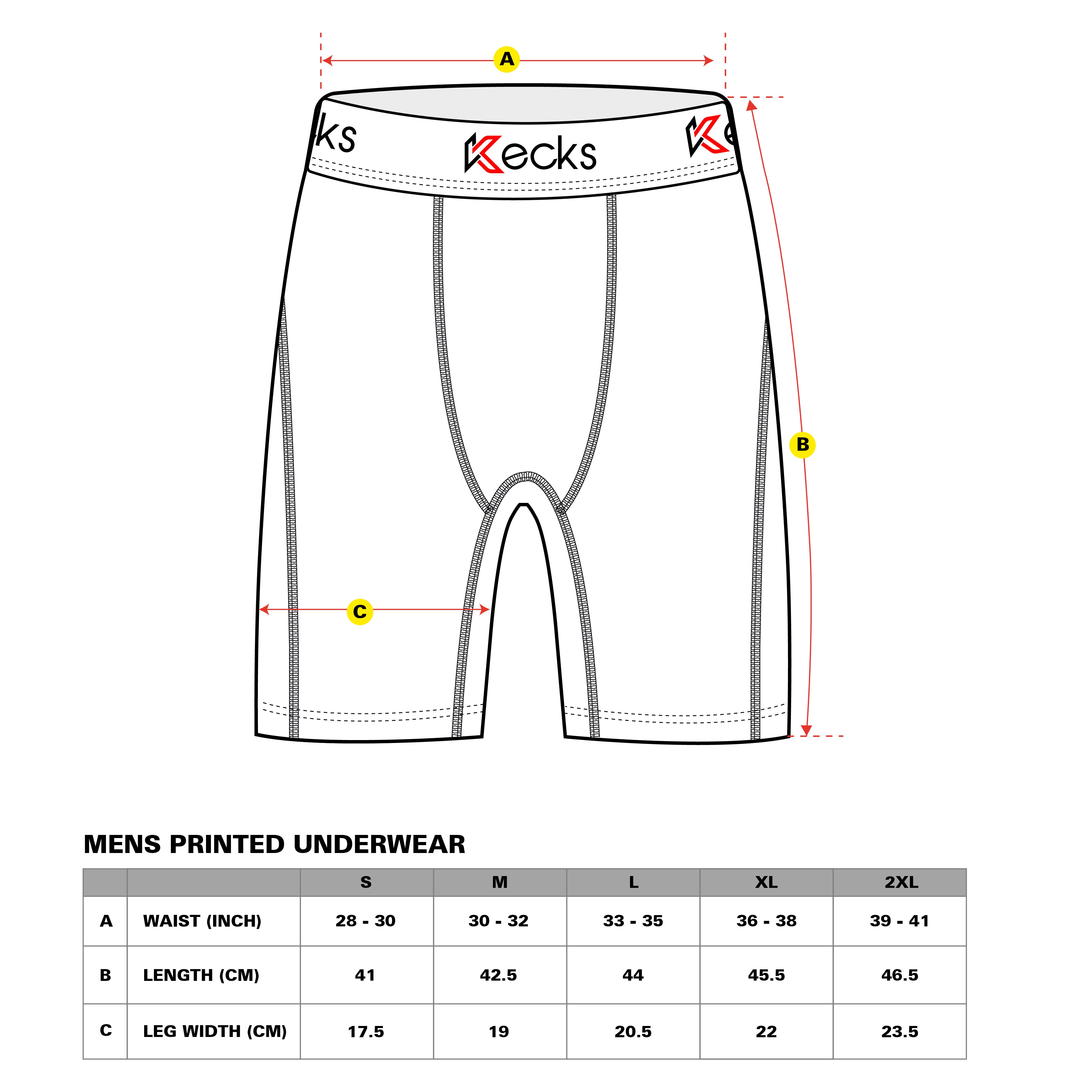 Mens Printed Boxer Shorts Mens Sports Underwear Kecks Kecks