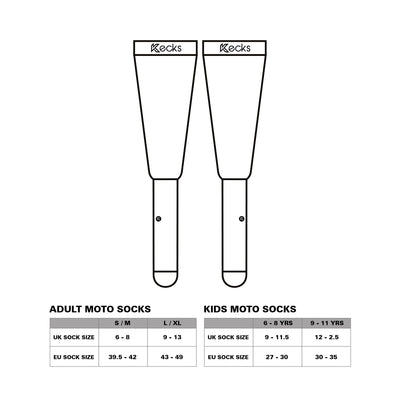 Moto Sock Size Chart