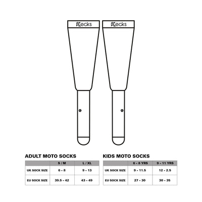 Moto Sock Size Chart