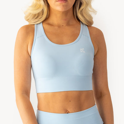 Powder Blue Active Sports Bra