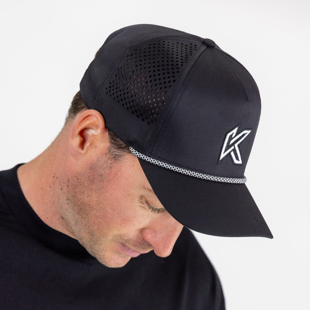 K Icon White Rope Cap