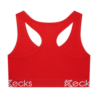 Red Modal Sports Bralette