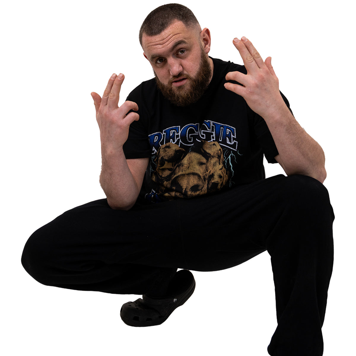 Reggie T Shirt Black - Kecks