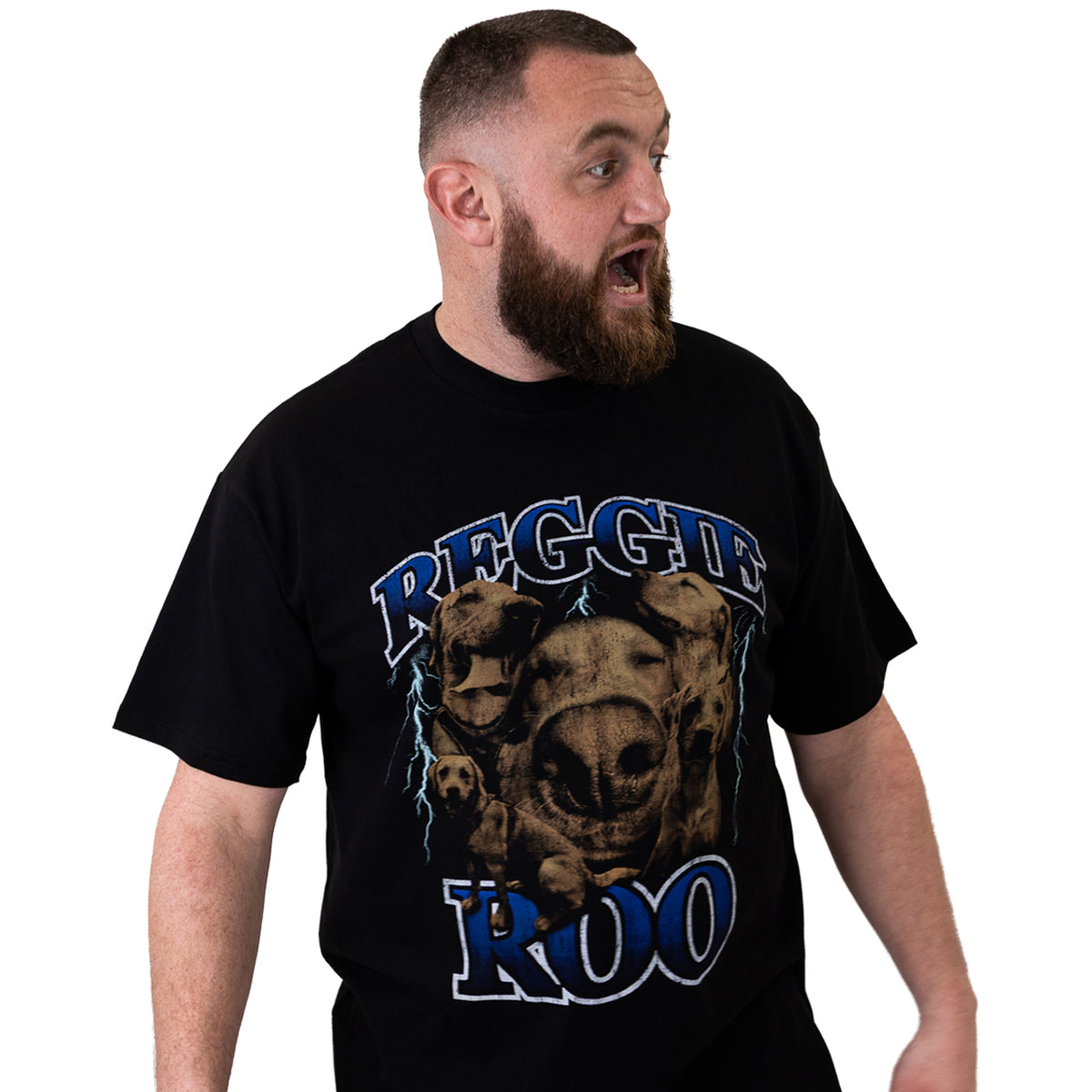 Reggie T Shirt Black - Kecks