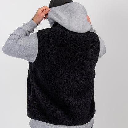 Black Sherpa Vest