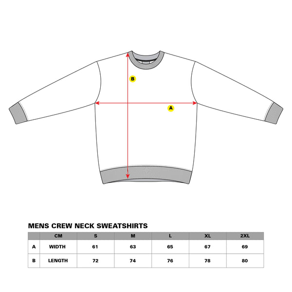 Kecks Team Crew Neck Sweatshirt in Black | Kecks