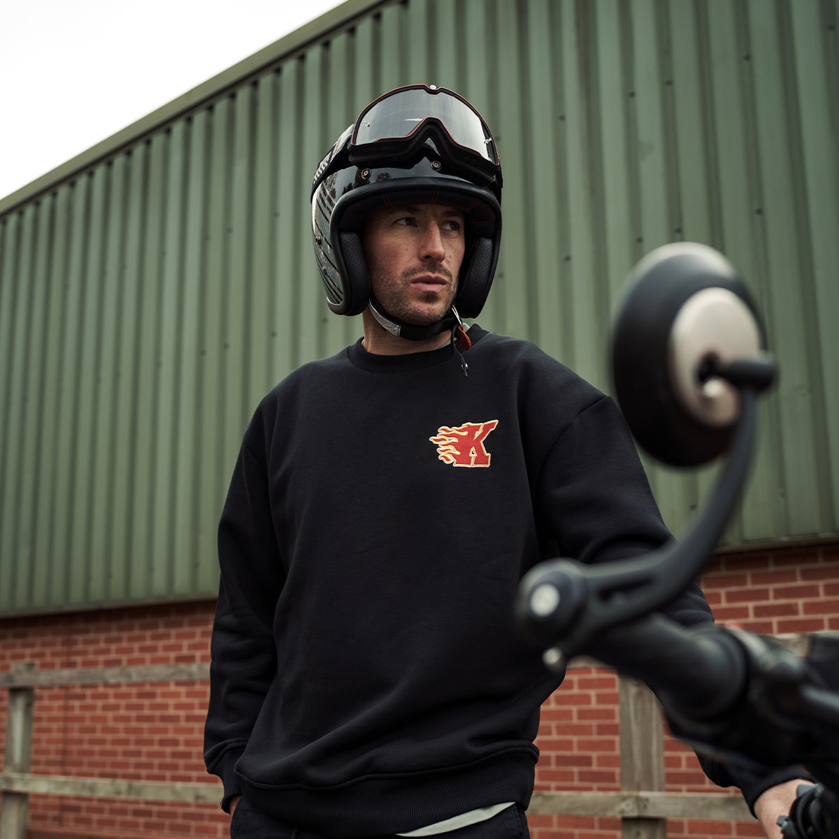 K Flame Sweatshirt - Black