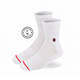 White Quarter Crew Sock - Kecks
