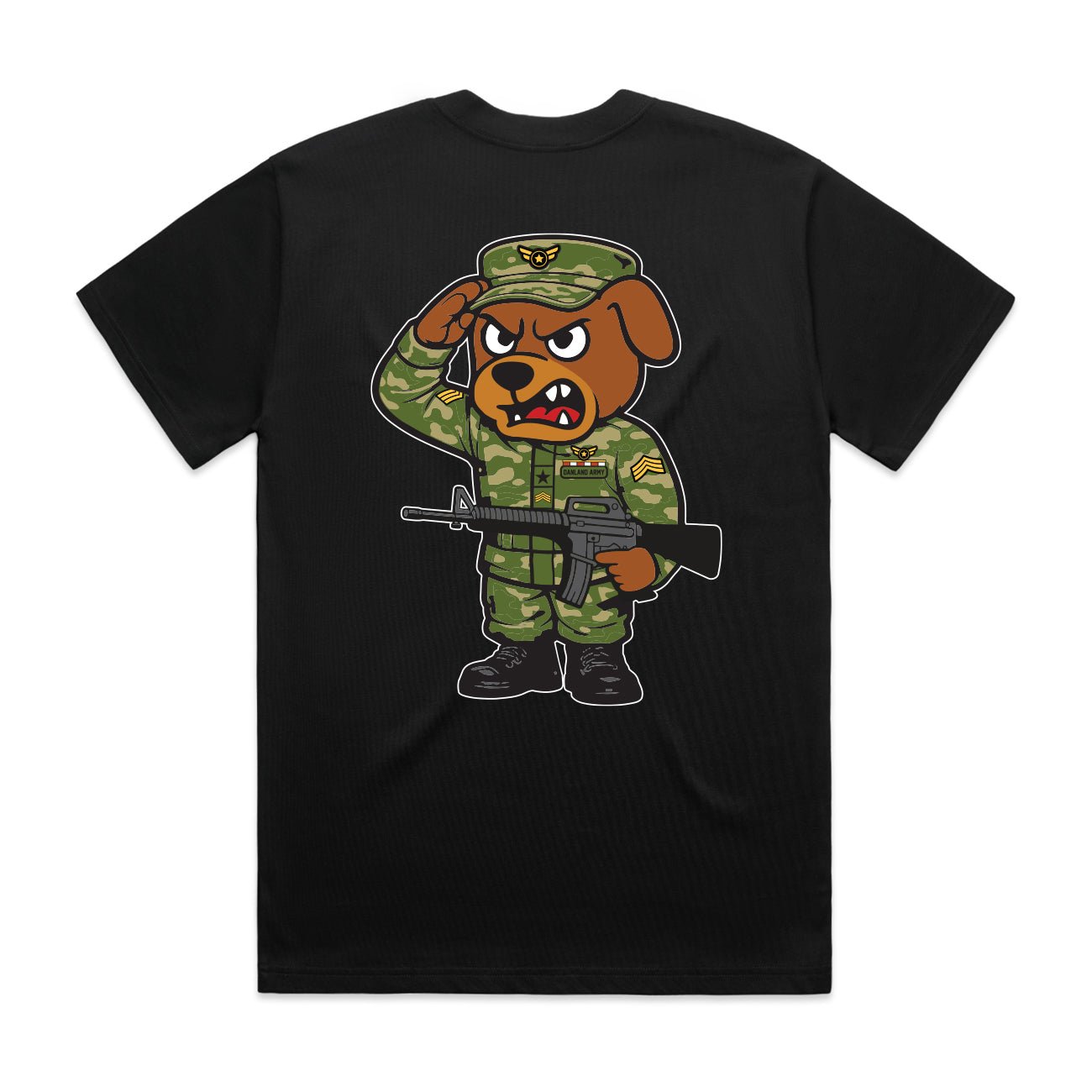 Army T Shirt Black - Kecks
